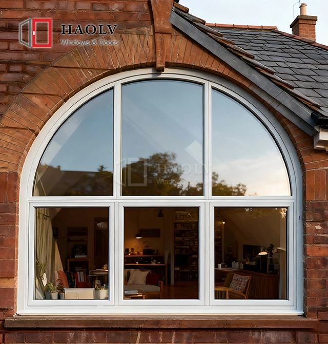 Aluminum Curved Glass Window